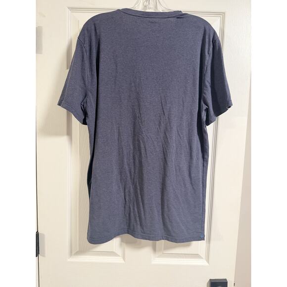 Men's Columbia Extra Large Dusty Blue Cotton T-shirt - Picture 4 of 4